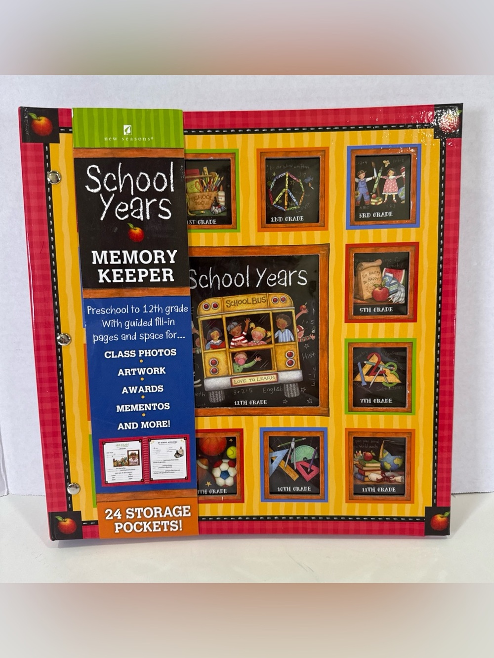 School Years Memory Keeper Preschool-12th by SUSAN WINGET Photo Album Scrapbook